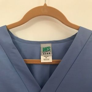 NWOT 3X Blue Unisex Scrub Top